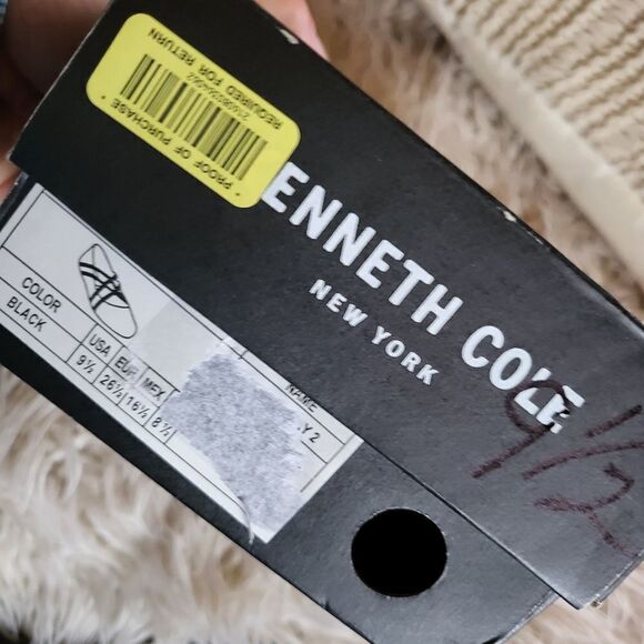 NIB Kenneth Cole Rose Bay 2-K Black Flat - Picture 11 of 11